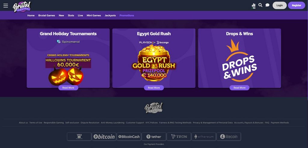 Brutal Online Casino Review
