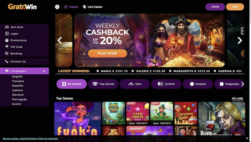 Recensione di Gratowin Casino: Cosa Devi Sapere